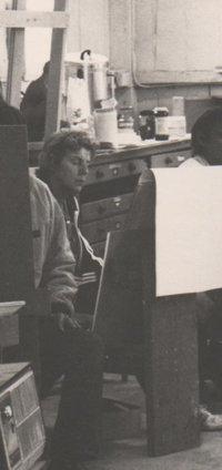 artist at work